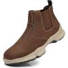 image:imageArkbird Mens Chukka Boots Genuine Leather Ankle Boot for Men Classic Casual Oxford Style FootwearCoffee715