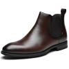 image:imageArkbird Mens Chukka Boots Genuine Leather Ankle Boot for Men Classic Casual Oxford Style FootwearDark Brown066