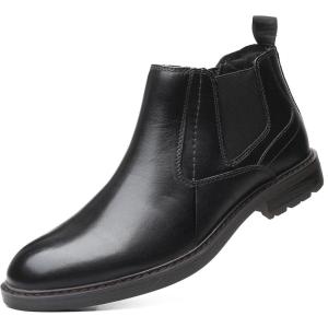 image:imageArkbird Chelsea Boots for Men Genuine Leather Oxford Casual and Formal Ankle Dress BootBlack