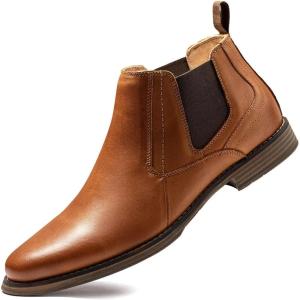 image:imageArkbird Chelsea Boots for Men Genuine Leather Oxford Casual and Formal Ankle Dress BootBrightbrown802