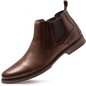 image:imageArkbird Chelsea Boots for Men Genuine Leather Oxford Casual and Formal Ankle Dress BootMattecoffee802