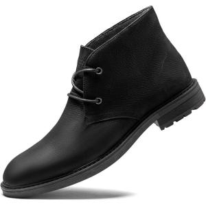 image:imageArkbird Chukka Boots Fashion and Comfort Casual Oxfords Ankle Lace Up BootGlblack589