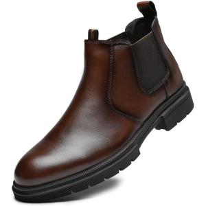 image:imageArkbird Mens Chukka Boots Genuine Leather Ankle Boot for Men Classic Casual Oxford Style FootwearDark Brown669