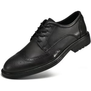 image:imageMens Dress Shoes Lace Up Plain Toe Leather OxfordBlack333
