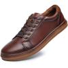 image:imageArkbird Leather Loafers Casual SlipOn Sneaker Shoes for MenCoffee103