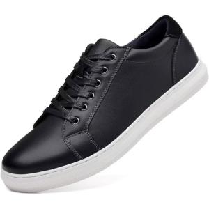 image:imageArkbird Leather Loafers Casual SlipOn Sneaker Shoes for MenBlack 103