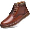 image:imageArkbird Casual Sneaker Shoes Laceup Leather Chukka Boots for Men98brownish
