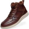 image:imageArkbird Leather Loafers Casual SlipOn Sneaker Shoes for Men Brown 10