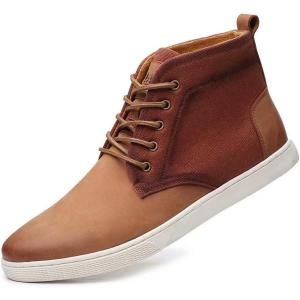 image:imageArkbird Casual Sneaker Shoes Laceup Leather Chukka Boots for Men818brown
