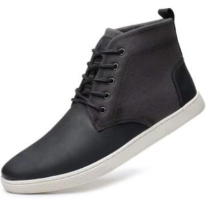 image:imageArkbird Casual Sneaker Shoes Laceup Leather Chukka Boots for Men818grey