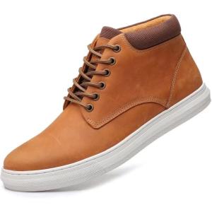 image:imageArkbird Casual Sneaker Shoes Laceup Leather Chukka Boots for Men98brown