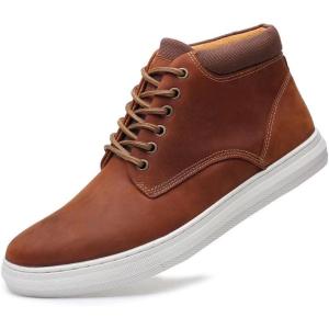 image:imageArkbird Casual Sneaker Shoes Laceup Leather Chukka Boots for Men98tan