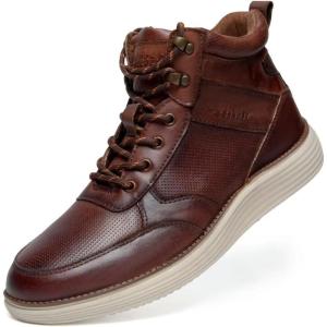 image:imageArkbird Leather Loafers Casual SlipOn Sneaker Shoes for Men Brown 10