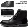image:imageArkbird Dress Boots Stylish and Comfort Leather Oxfords Chelsea Ankle Boot with ZipperBlack Twotone 806
