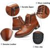 image:imageArkbird Dress Boots Stylish and Comfort Leather Oxfords Chelsea Ankle Boot with ZipperBrown806