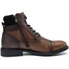 image:imageArkbird Dress Boots Stylish and Comfort Leather Oxfords Chelsea Ankle Boot with ZipperBrownembossed803