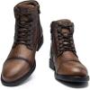 image:imageArkbird Dress Boots Stylish and Comfort Leather Oxfords Chelsea Ankle Boot with ZipperBrownembossed803