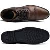 image:imageArkbird Dress Boots Stylish and Comfort Leather Oxfords Chelsea Ankle Boot with ZipperBrownembossed806