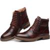 image:imageArkbird Dress Boots Stylish and Comfort Leather Oxfords Chelsea Ankle Boot with ZipperBrownish806