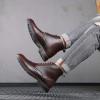 image:imageArkbird Dress Boots Stylish and Comfort Leather Oxfords Chelsea Ankle Boot with ZipperBrownish999