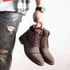 image:imageArkbird Dress Boots Stylish and Comfort Leather Oxfords Chelsea Ankle Boot with ZipperCoffee803
