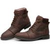 image:imageArkbird Dress Boots Stylish and Comfort Leather Oxfords Chelsea Ankle Boot with ZipperCoffee803