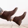 image:imageArkbird Dress Boots Stylish and Comfort Leather Oxfords Chelsea Ankle Boot with ZipperCoffee806