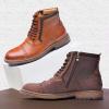 image:imageArkbird Dress Boots Stylish and Comfort Leather Oxfords Chelsea Ankle Boot with ZipperCoffee806