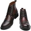 image:imageArkbird Dress Boots Stylish and Comfort Leather Oxfords Chelsea Ankle Boot with ZipperCoffee999