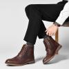 image:imageArkbird Dress Boots Stylish and Comfort Leather Oxfords Chelsea Ankle Boot with ZipperCoffeeembossed806