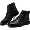 image:imageArkbird Dress Boots Stylish and Comfort Leather Oxfords Chelsea Ankle Boot with ZipperGrayblack806