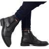 image:imageArkbird Dress Boots Stylish and Comfort Leather Oxfords Chelsea Ankle Boot with ZipperGrayblack806