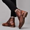 image:imageArkbird Dress Boots Stylish and Comfort Leather Oxfords Chelsea Ankle Boot with ZipperHpbrown806