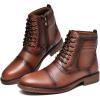 image:imageArkbird Dress Boots Stylish and Comfort Leather Oxfords Chelsea Ankle Boot with ZipperHpbrown806