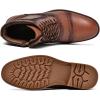 image:imageArkbird Dress Boots Stylish and Comfort Leather Oxfords Chelsea Ankle Boot with ZipperHpbrown806