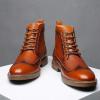 image:imageArkbird Dress Boots Stylish and Comfort Leather Oxfords Chelsea Ankle Boot with ZipperReddish Brown555