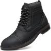 image:imageArkbird Dress Boots Stylish and Comfort Leather Oxfords Chelsea Ankle Boot with ZipperBlack806