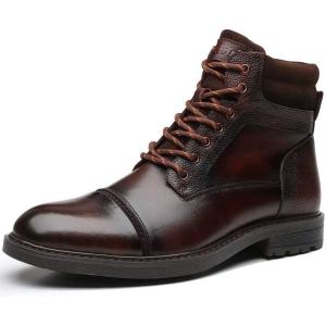 image:imageArkbird Dress Boots Stylish and Comfort Leather Oxfords Chelsea Ankle Boot with ZipperBrownish803
