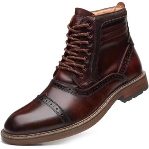 image:imageArkbird Dress Boots Stylish and Comfort Leather Oxfords Chelsea Ankle Boot with ZipperBrownish806