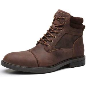 image:imageArkbird Dress Boots Stylish and Comfort Leather Oxfords Chelsea Ankle Boot with ZipperCoffee803