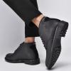 image:imageChukka Boots Fashion and Comfort Casual Oxfords Ankle Lace Up Boot Square Embossing