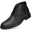 image:imageChukka Boots Fashion and Comfort Casual Oxfords Ankle Lace Up Boot Square Embossing