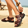 image:imageArkbird Mens Sandals Closed Toe Leather Fisherman Outdoor Hiking Sport Shoes SummerBrown221