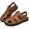 image:imageArkbird Mens Sandals Closed Toe Leather Fisherman Outdoor Hiking Sport Shoes SummerBrown80