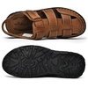 image:imageArkbird Mens Sandals Closed Toe Leather Fisherman Outdoor Hiking Sport Shoes SummerBrown81
