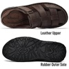image:imageArkbird Mens Sandals Closed Toe Leather Fisherman Outdoor Hiking Sport Shoes SummerChcoffee81
