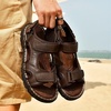 image:imageArkbird Mens Sandals Closed Toe Leather Fisherman Outdoor Hiking Sport Shoes SummerCoffee221