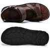 image:imageArkbird Mens Sandals Closed Toe Leather Fisherman Outdoor Hiking Sport Shoes SummerCoffee221