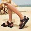 image:imageArkbird Mens Sandals Closed Toe Leather Fisherman Outdoor Hiking Sport Shoes SummerCoffee221