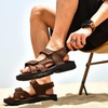 image:imageArkbird Mens Sandals Closed Toe Leather Fisherman Outdoor Hiking Sport Shoes SummerCoffee90